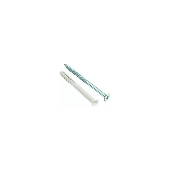 Steel Screws with Plastic Expansion Anchor (104116)
