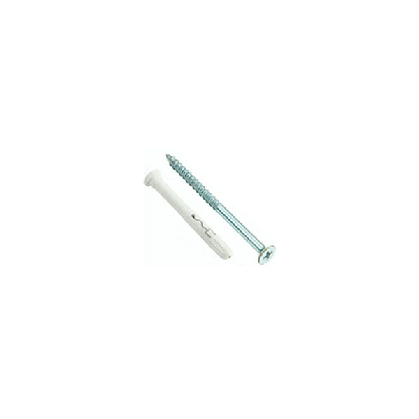Steel Screws with Plastic Expansion Anchor (104117)