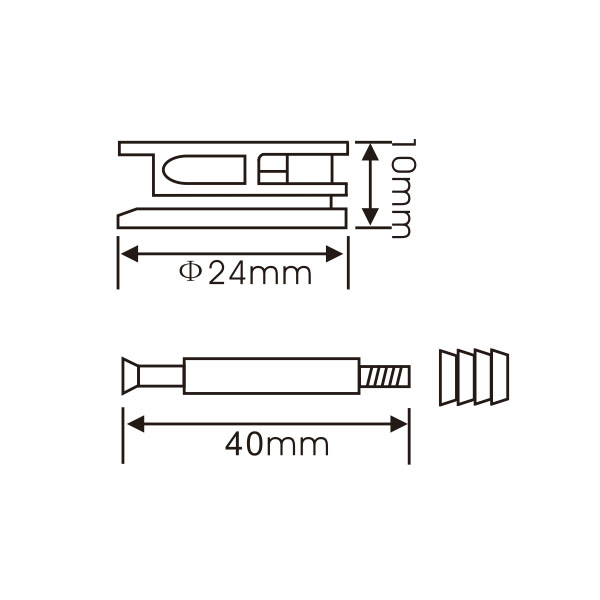 4 IN 1 Furniture Connector (104214)