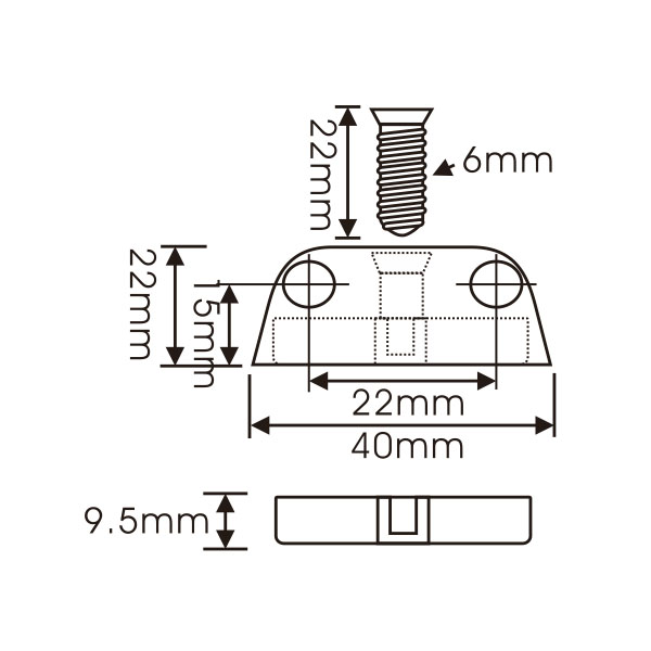 Furniture Connector (104312)