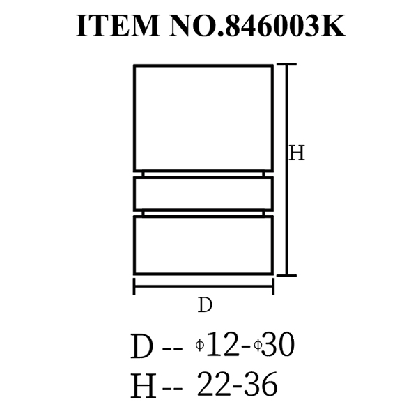 Stainless Steel Furniture Knob (846-P18)