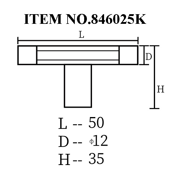 Stainless Steel Furniture Knob (846-P22)