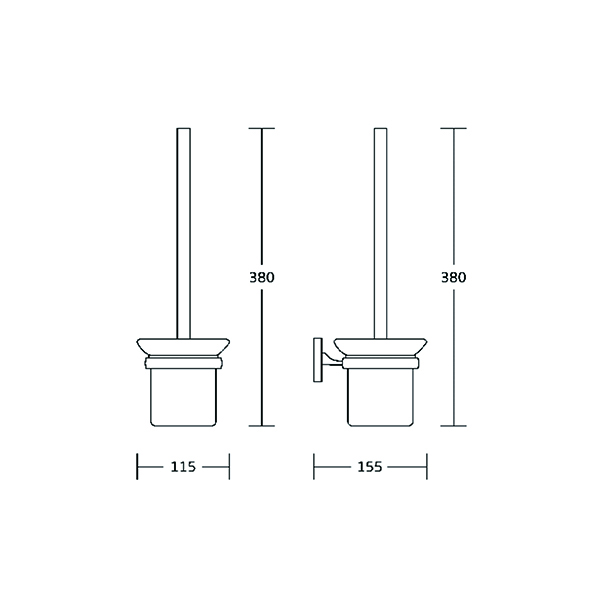 Toilet Brush Holder (902350)