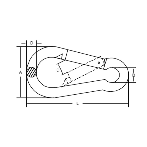 Snap Hook with Screw(600301)